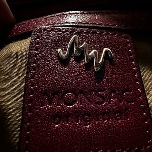 Burgundy Monsac Purse